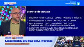 Lou Cafè Prouvençau: "croto", le mot de la semaine