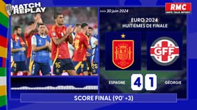 Espagne 4-1 Géorgie : Les Espagnols mettent fin au rêve géorgien, le goal replay du match