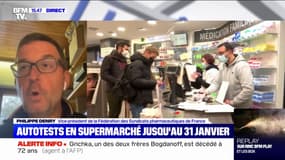 Autotests en vente dans les supermarchés: "une fausse bonne idée" pour la fédération des Syndicats pharmaceutiques de France