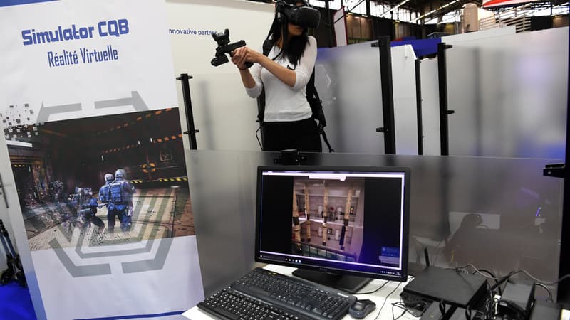 Le réalité virtuelle comme technique d'entrainement des policiers.