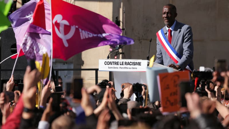 "Qu'on arrête de banaliser le racisme": des milliers de personnes rassemblées à Saint-Denis à l'appel de Bally Bagayoko