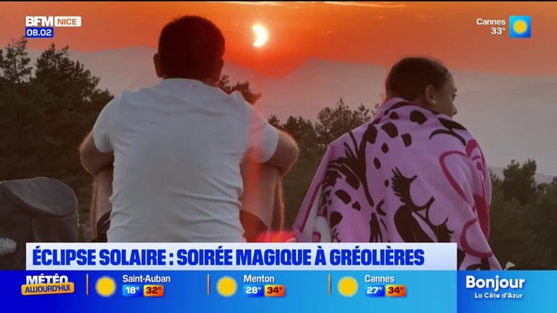 5000 personnes se sont rendus sur les hauteurs de Gréolières pour assister à l'éclipse solaire