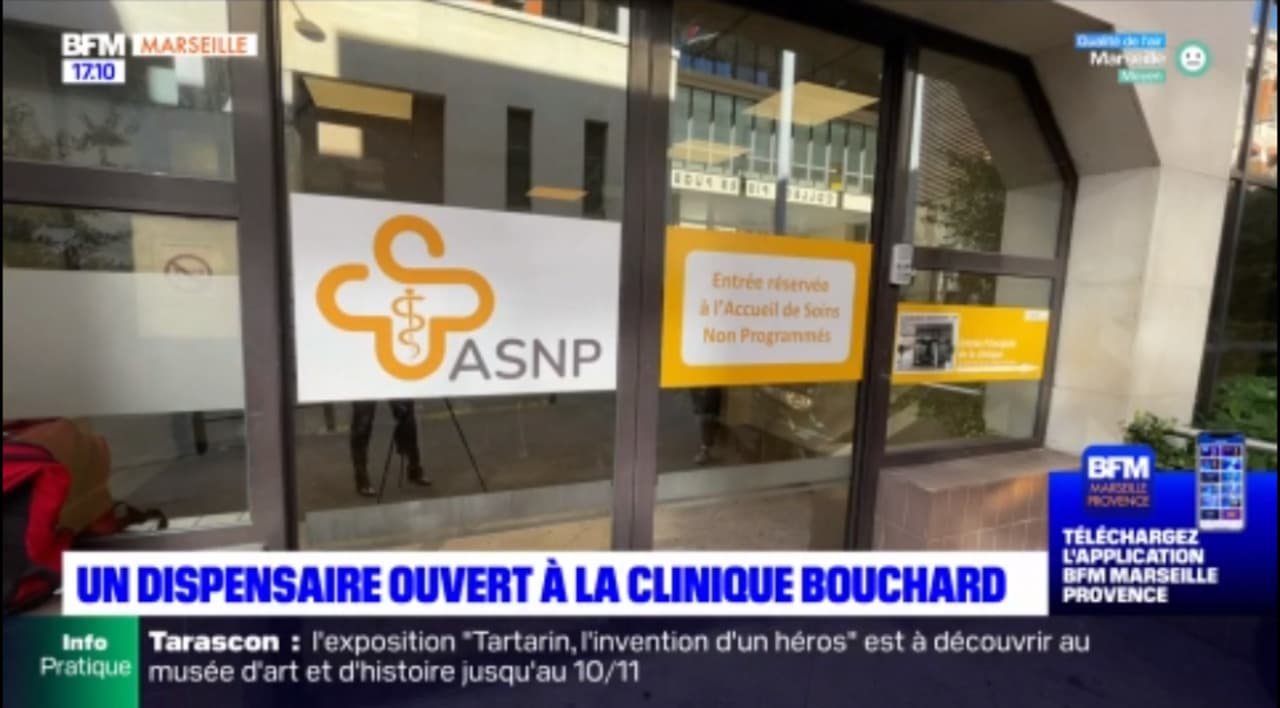 Saturation des services de soins: à Marseille, un dispensaire ouvert à