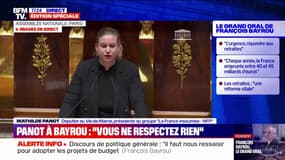 Mathilde Panot (LFI) à François Bayrou: "La fête sera de courte durée"