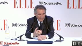 François Bayrou ce jeudi au forum Elle 2012.