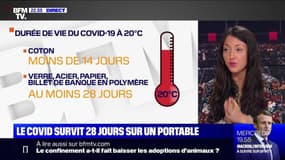 Le plus de 22h Max: Le Covid survit 28 jours sur un portable - 12/10