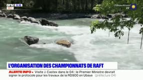 Hautes-Alpes: derniers préparatifs avant les championnats du monde de raft à L'Argentière-la-Bessée