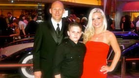 Thomas Gravesen avec sa famille dans un casino de Las Vegas.
