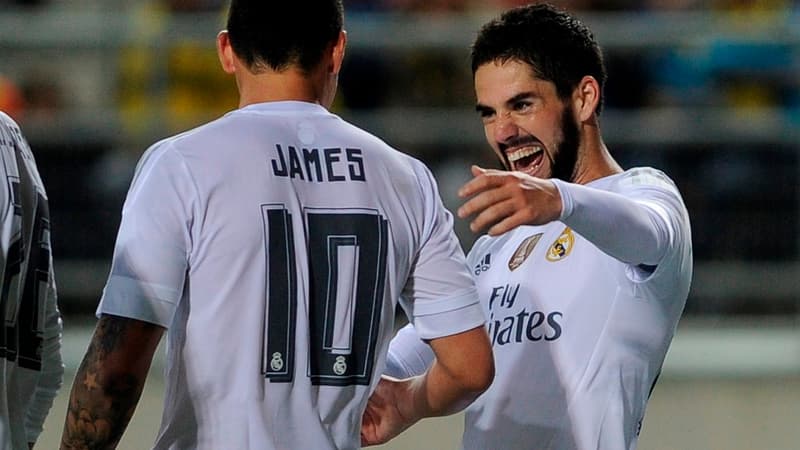 James Rodriguez et Isco