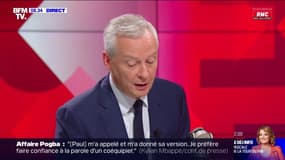 Bruno Le Maire : "Emmanuel Macron a eu raison de remettre les pendules à l'heure" 