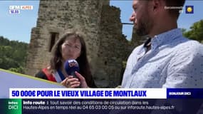 Montlaux: la commune reçu officiellement le chèque de 50.000 euros de la mission pour la sauvegarde du patrimoine 