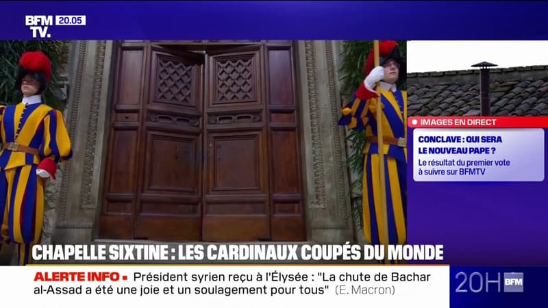 Les cardinaux se sont réunis dans la chapelle Sixtine au Vatican pour désigner le successeur du pape François