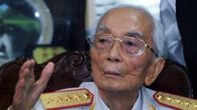 Le général Vo Nguyen Giap, photo prise en juillet 2008