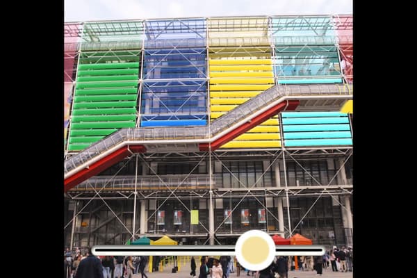 Expérience de réalité augmentée Snapchat pour le Centre Pompidou