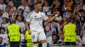 Kylian Mbappé lors de Real Madrid-Stuttgart, le 17 septembre 2024.
