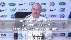 Deschamps prévient ses joueurs après la défaite contre la Colombie