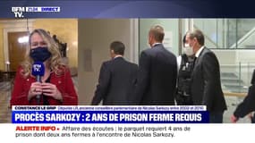 Pour Constance Le Grip, "le réquisitoire du parquet est particulièrement dur" à l'encontre de Nicolas Sarkozy