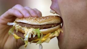Un Big-Mac de McDonald's - Image d'illustration