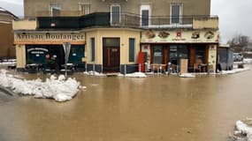 La commune d'Eygliers a été particulièrement touchée par les inondations.