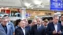 Le président turc Recep Tayyip Erdogan rend hommage aux victimes à l'aéroport d'Istanbul le 2 juillet 2016