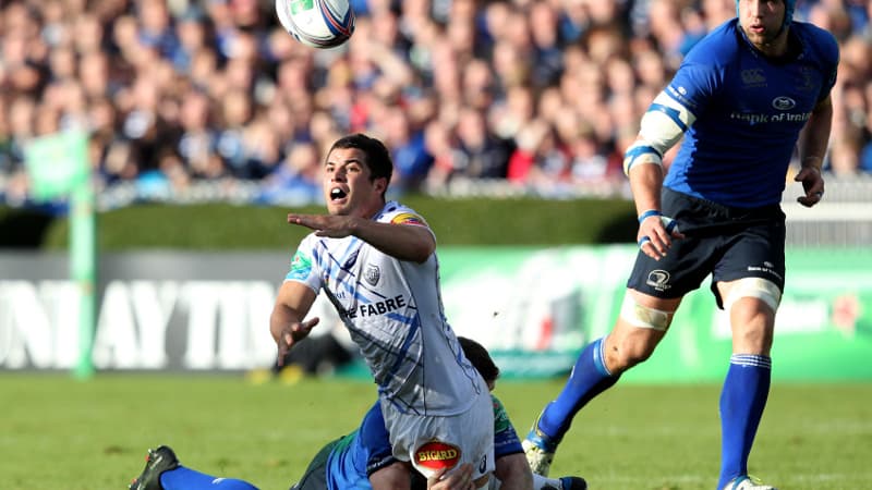 Brice Dulin avec son club de Castres