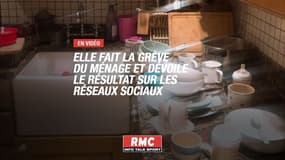 Elle fait la grève du ménage et dévoile le résultat sur les réseaux sociaux 