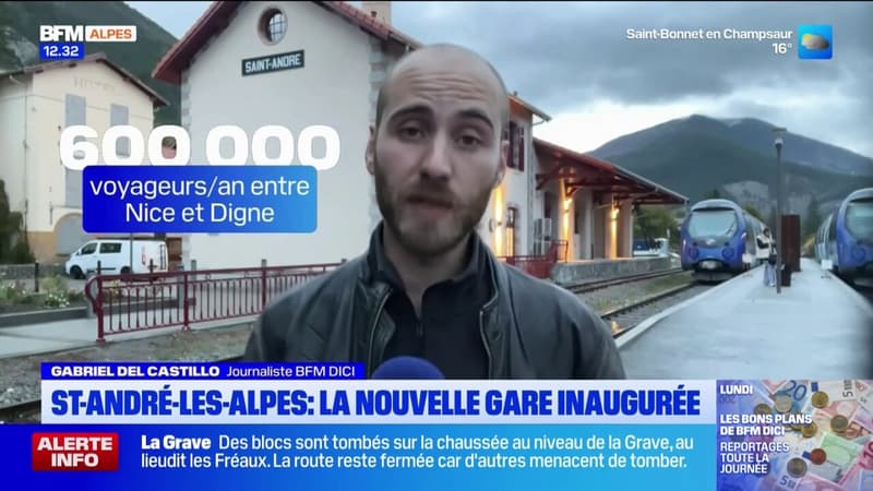 Saint-André-les-Alpes: la nouvelle gare inaugurée 