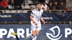 Kévin Guitoun Van Den Kerkhof avec Bastia en 2023.