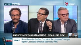 Brunet & Bouchet-Petersen : Une interview sans aménagement pour Emmanuel Macron - 16/04