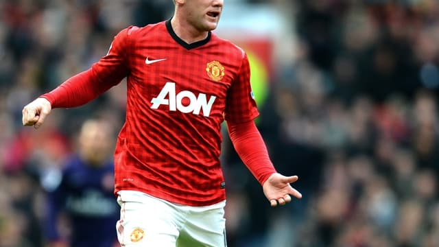 Wayne Rooney, l'attaquant de Manchester United