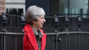 La Première ministre britannique Theresa May à Downing Street le 16 novembre
