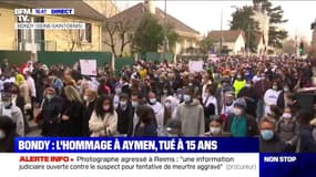 Bondy: la marche blanche en hommage à Aymen, tué à 15 ans, débute