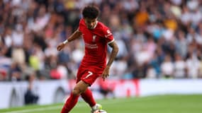 Luis Diaz sous les couleurs de Liverpool face à Tottenham, le 30 septembre 2023.