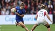 Morgane Bourgeois face à Megan Jones lors de la demi-finale de la Coupe du monde de rugby le 20 septembre 2025 à Bristol