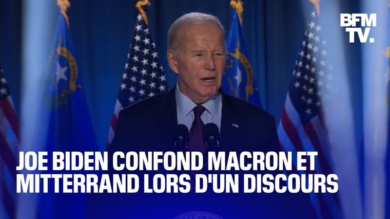 En plein discours, Joe Biden confond Emmanuel Macron avec 