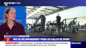 Reconfinement: Lucile Woodward, coach sportif, constate que "les gens en ont un peu marre de faire du sport à la maison"