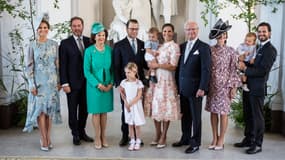 La famille royale suédoise en juillet 2017
