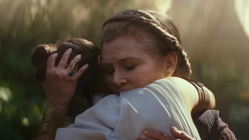 Carrie Fisher dans Star Wars: L'Ascension de Skywalker