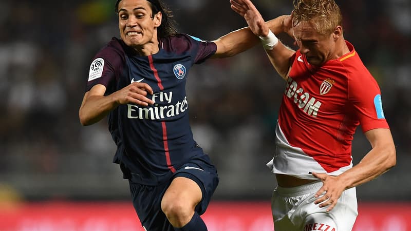 Edinson Cavani et Kamil Glik