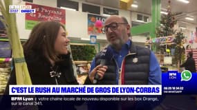 À quelques jours de Noël, c'est le rush au marché de gros de Lyon-Corbas