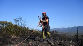 Les pompiers luttent contre le feu depuis lundi soir dans le Var.