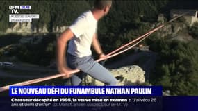 Le funambule Nathan Paulin se lance un nouveau défi