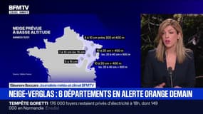 Neige-verglas: six départements sont placés en vigilance orange ce samedi