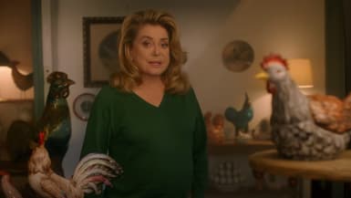 Catherine Deneuve dans une publicité pour "Le Bon Coin"