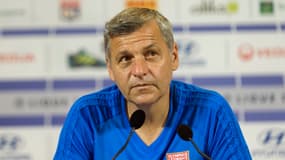 Bruno Génésio en conférence de presse.