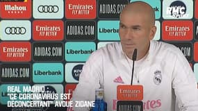 Real Madrid : "Ce Covid est déconcertant" avoue Zidane