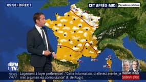 Quelques précipitations en Bretagne et dans le nord-est de la France avant une fin de journée majoritairement ensoleillée