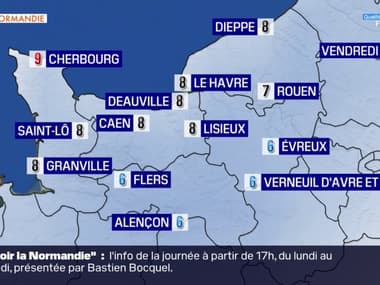 Météo Normandie: un ciel assez chargé ce vendredi, jusqu'à 14°C à Caen et à Rouen