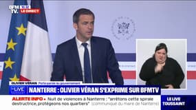 Adolescent tué à Nanterre: Olivier Véran fait part d'une "très forte émotion" du gouvernement