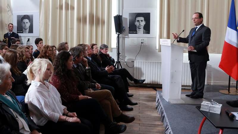 En visite au lycée parisien Buffon, François Hollande a célébré lundi le 70e anniversaire de la naissance du Conseil national de la Résistance, moment fondateur de la France d'après-guerre, appelant les Français à s'inspirer de son esprit pour croire en l